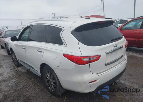 2013 Infiniti Jx35 z USA, uszkodzony, nr VIN 5N1AL0MN9DC337591
